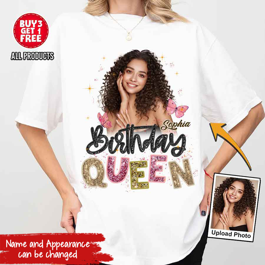 Birthday Shirts, Custom Birthday Shirts, Birthday Shirts For Black Women, Its My Birthday Shirt, Birthday Queen Shirt-YPT-HCT