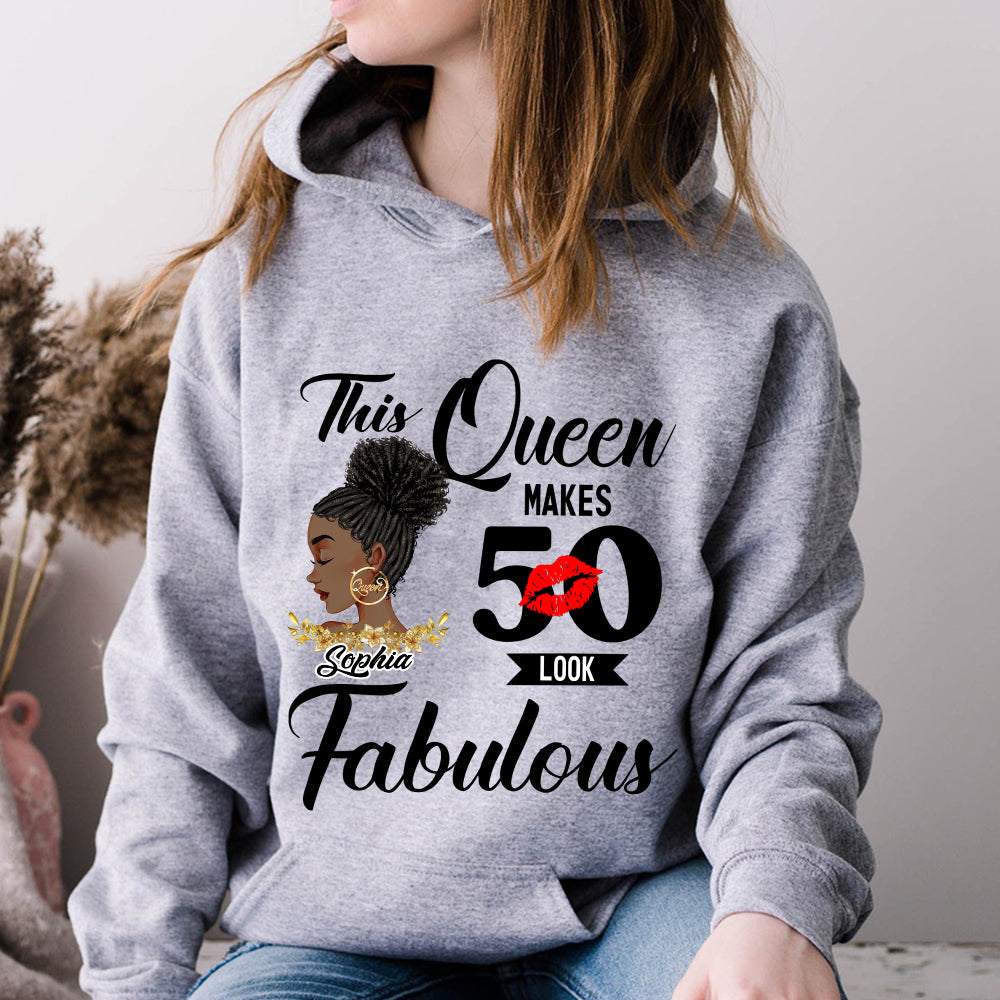 Personalized 50th Birthday Unique T Shirt For Woman, Custom Birthday Shirt, Her Gifts For 50 Years Old , Turning 50 Birthday Cotton Shirt-YPT-HCT