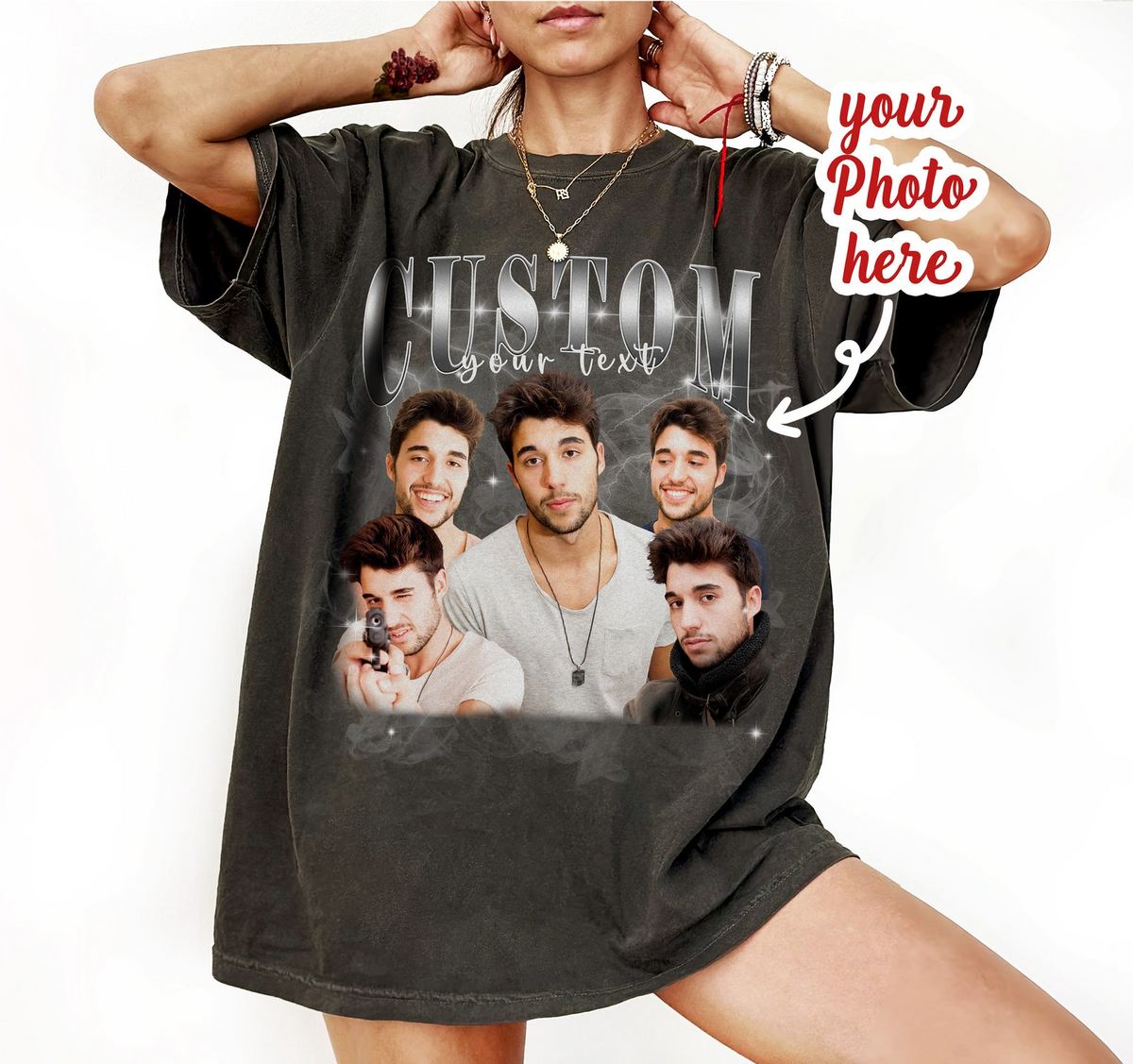 Custom Image T Shirt, Custom Made T Shirts With Photos, Valentines Gifts For Men, Shirt Valentine, T Shirt Printing, Shirt Birthday, Presents For Friends