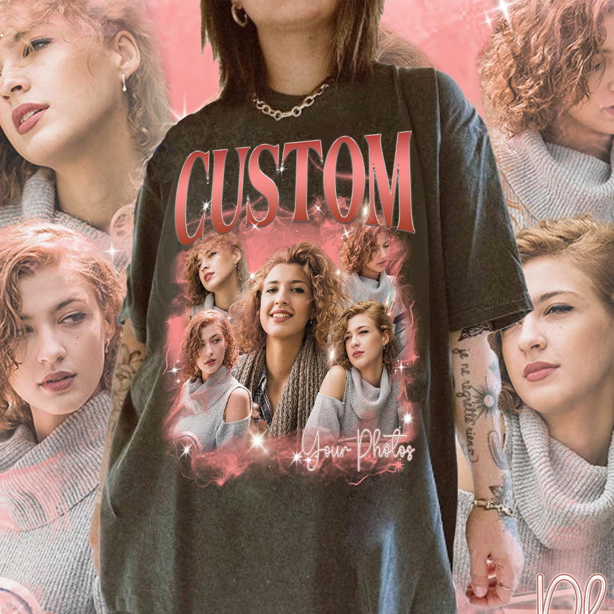 Custom Picture T Shirts, Custom Made T Shirts With Photos, Valentines Gifts For Men, Shirt Valentine, T Shirt Printing, Birth Shirt, Gifts For BF