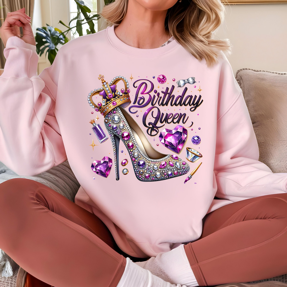 Birthday Queen Shirts, Custom Birthday Shirts, Birthday Shirts For Black Women, Its My Birthday Shirt, Birthday Queen Shirt-YPT