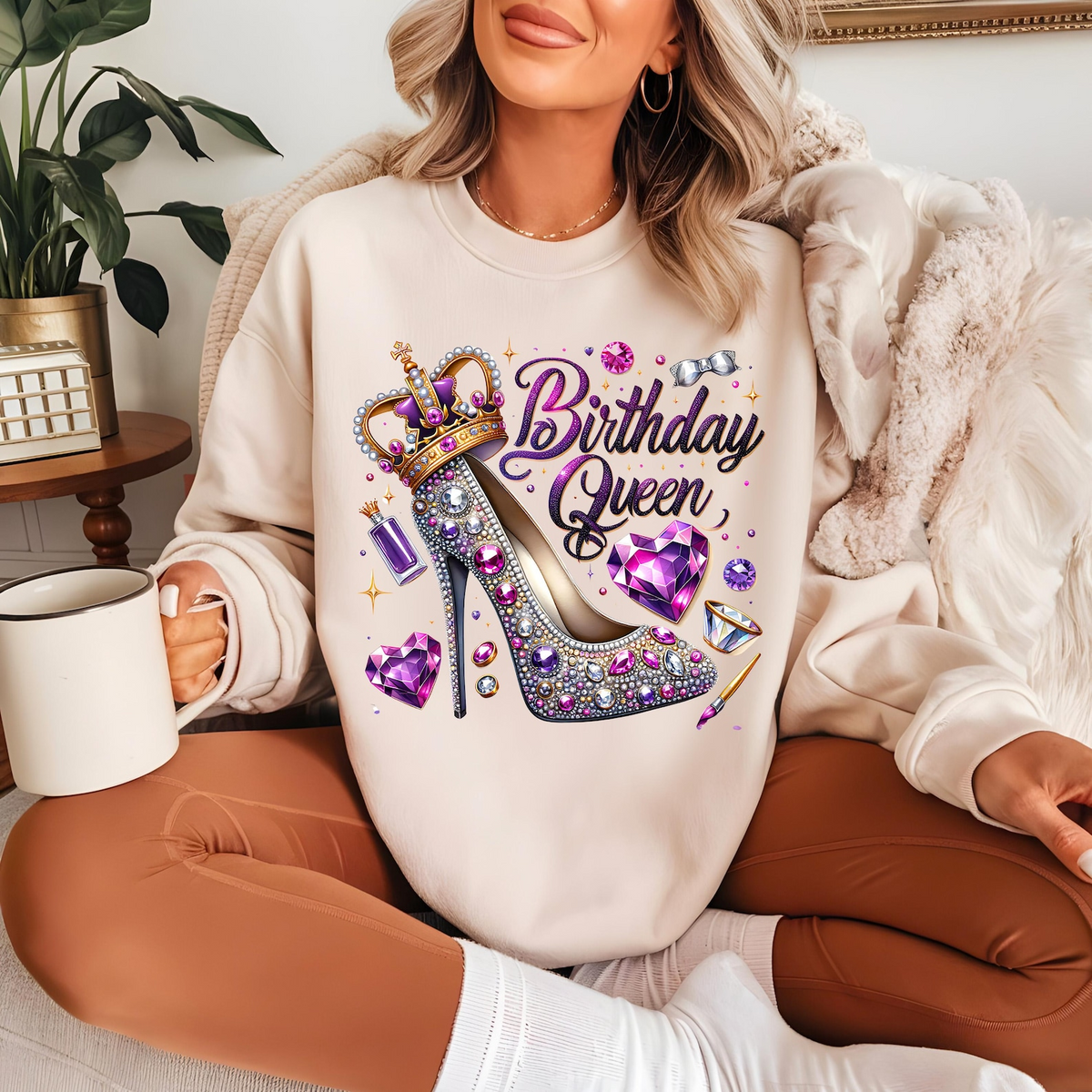 Birthday Queen Shirts, Custom Birthday Shirts, Birthday Shirts For Black Women, Its My Birthday Shirt, Birthday Queen Shirt-YPT