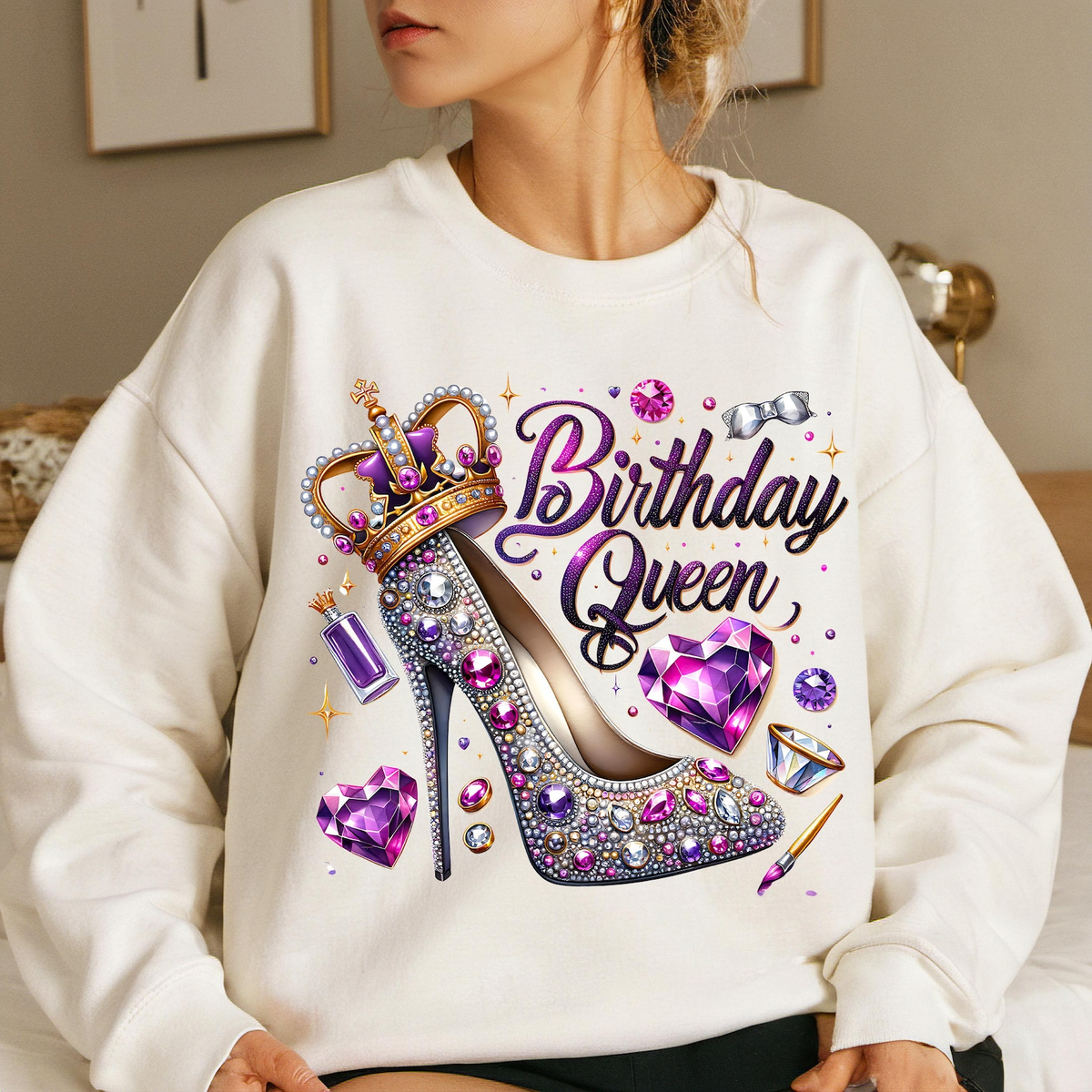 Birthday Queen Shirts, Custom Birthday Shirts, Birthday Shirts For Black Women, Its My Birthday Shirt, Birthday Queen Shirt-YPT