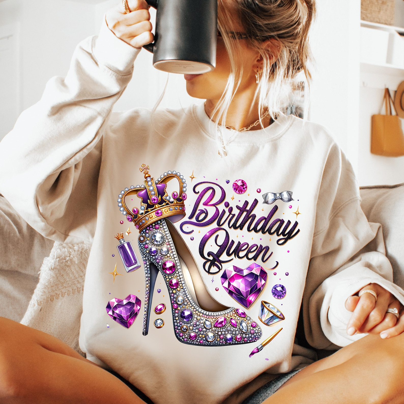 Birthday Queen Shirts, Custom Birthday Shirts, Birthday Shirts For Black Women, Its My Birthday Shirt, Birthday Queen Shirt-YPT
