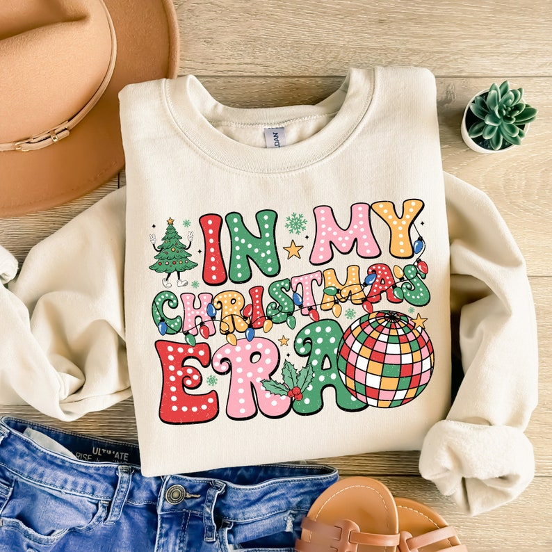 In My Christmas Era T-shirt, Retro Christmas T-shirt, Vintage Christmas T-shirt