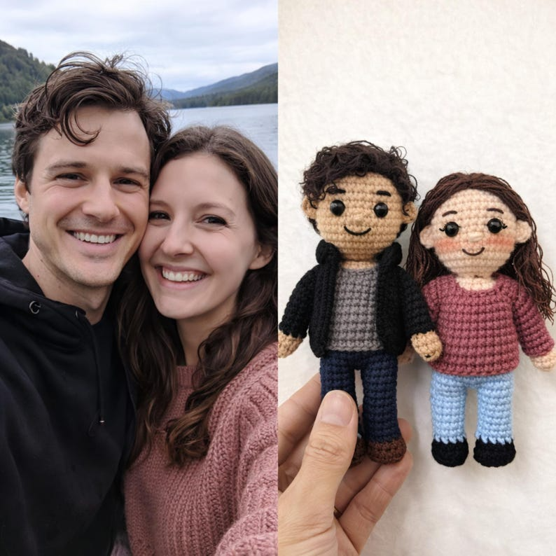 Custom Dad Doll from Photo, Personalized Father’s Day Gift, Birthday Gift for Dad, Handmade Lookalike Gift, Gift for Fishing Lover