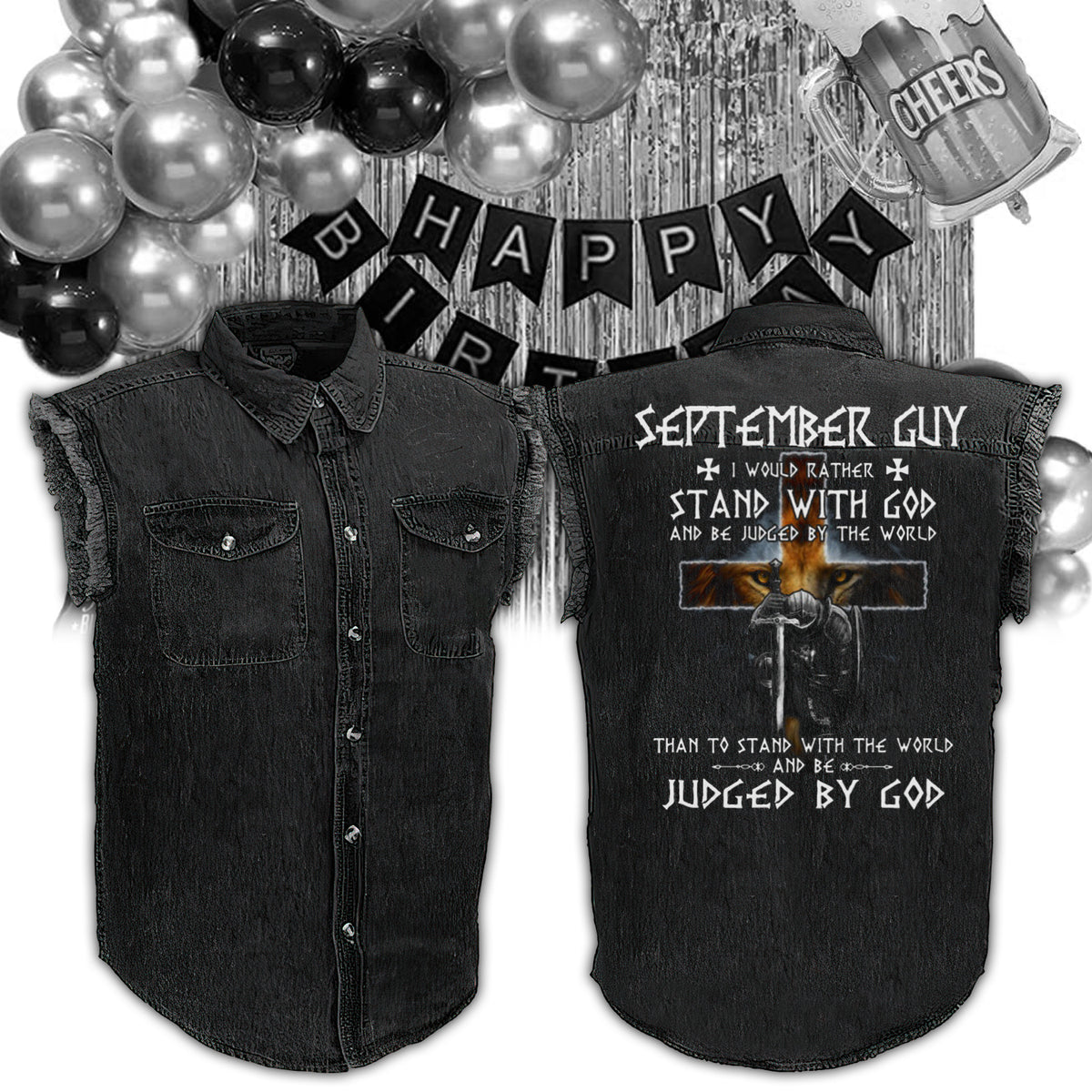 Sleeveless Cutoff jacket
