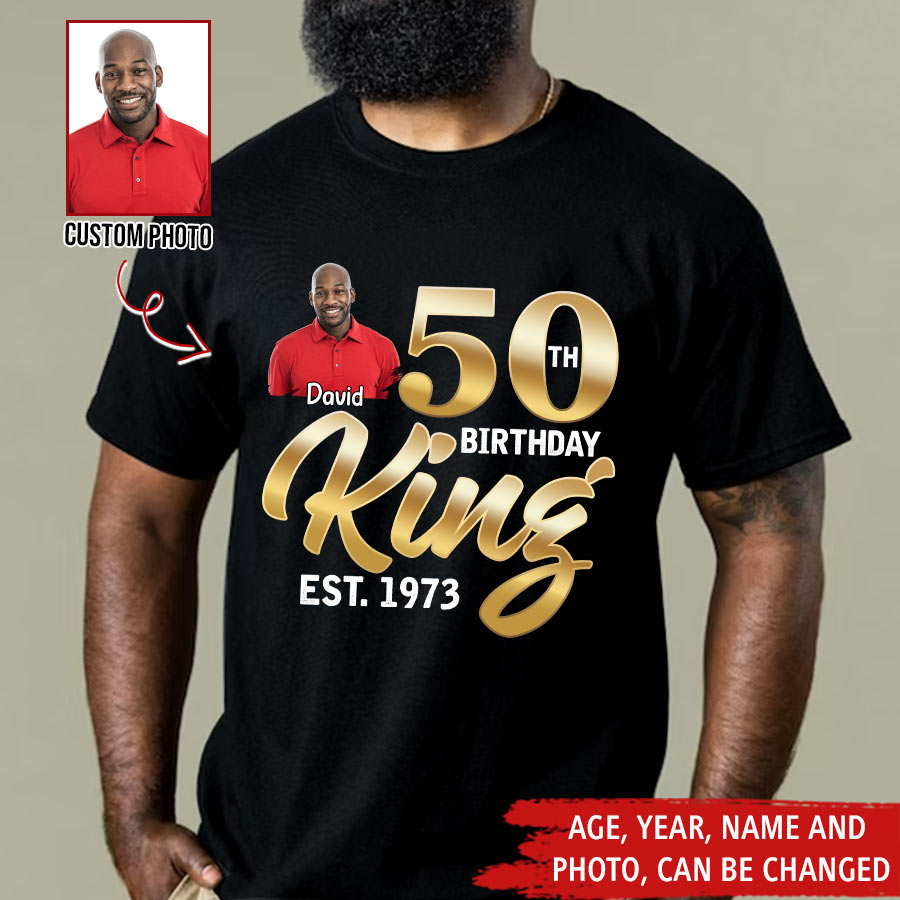 Personalized Birthday T Shirt, Chapter 50, Fabulous Since 1973 50th Birthday Unique T Shirt For Man