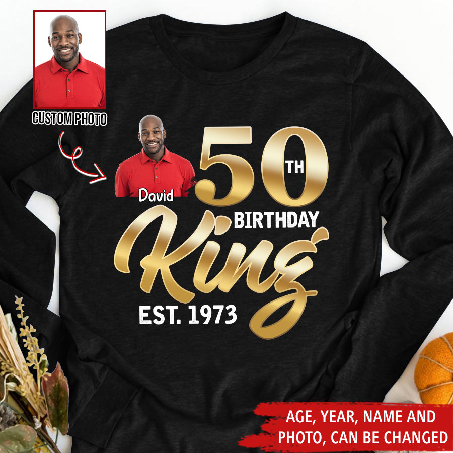 Personalized Birthday T Shirt, Chapter 50, Fabulous Since 1973 50th Birthday Unique T Shirt For Man