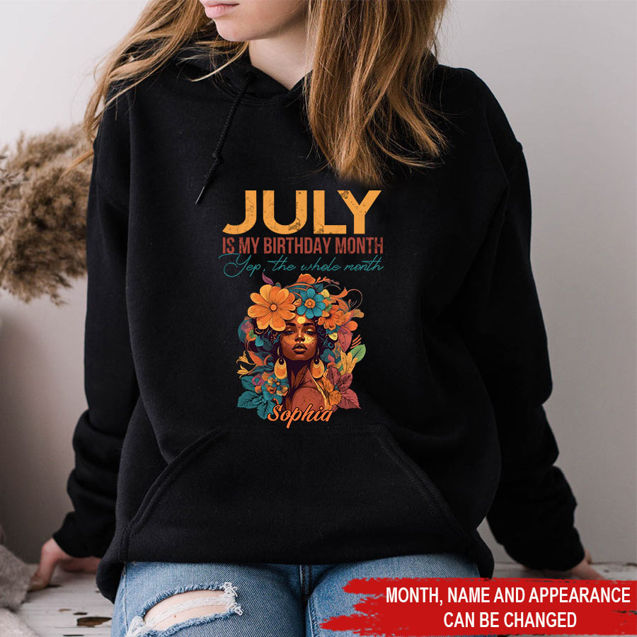 July Birthday Shirt, Custom Birthday Shirt, Queens Born In July, July Birthday Shirts For Woman
