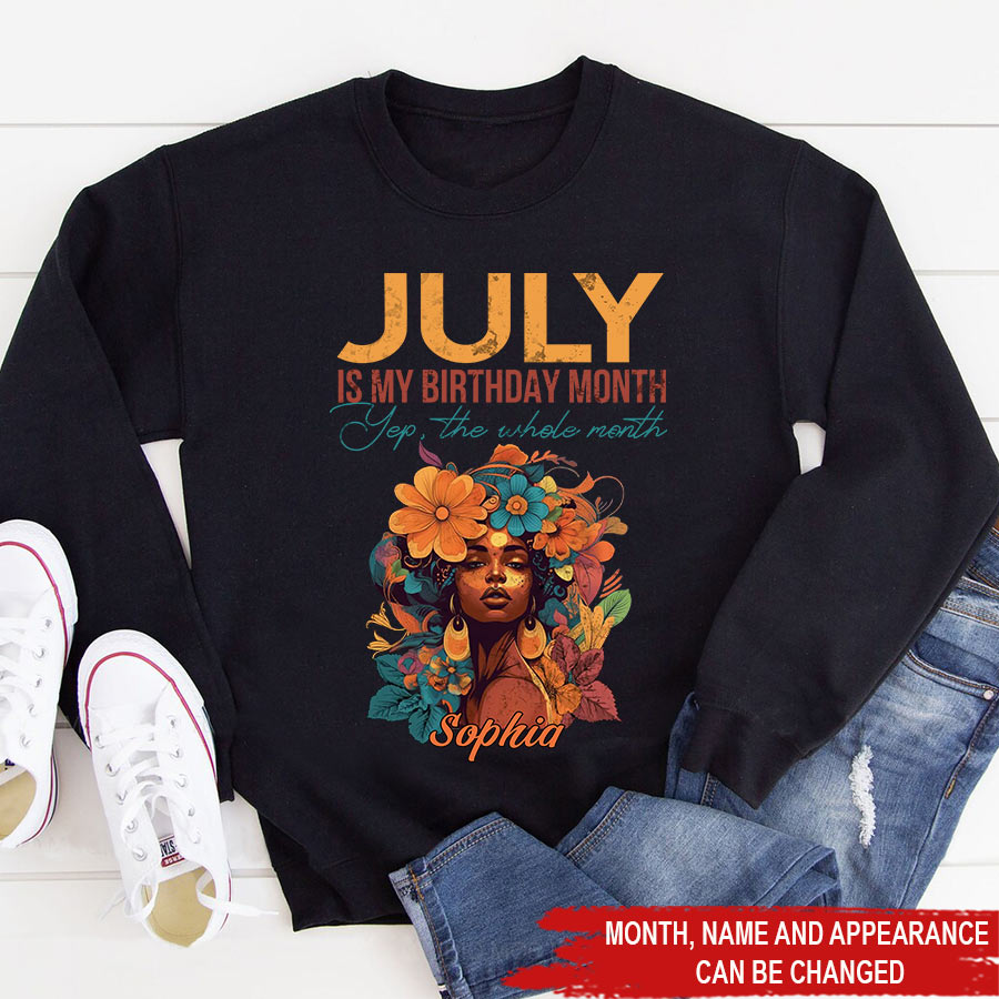 July Birthday Shirt, Custom Birthday Shirt, Queens Born In July, July Birthday Shirts For Woman