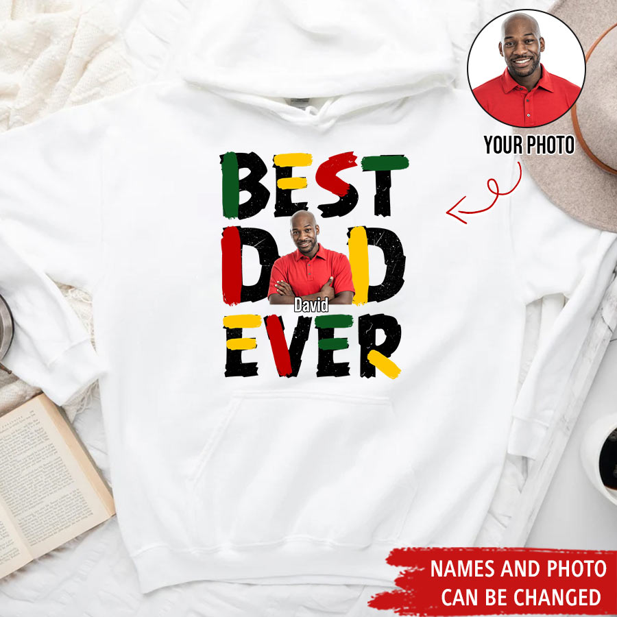 Personalized Fathers Day Shirts, Father‘s Day T Shirts, Custom Photo Father’s Day Gift Ideas From Son, Bonus Dad Shirt