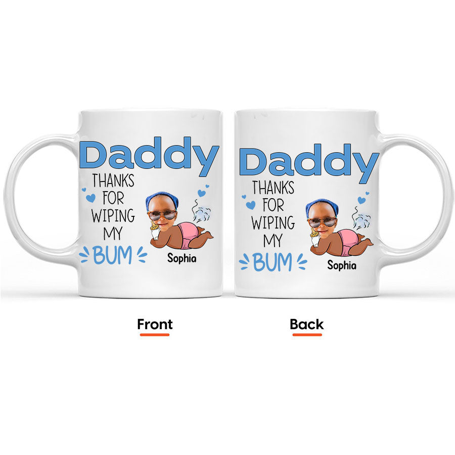 Personalized fathers Day Mugs, Happy Father Day Mug, Father‘s Day Mug, Funny Dad Coffee Mugs, Coffee Cups