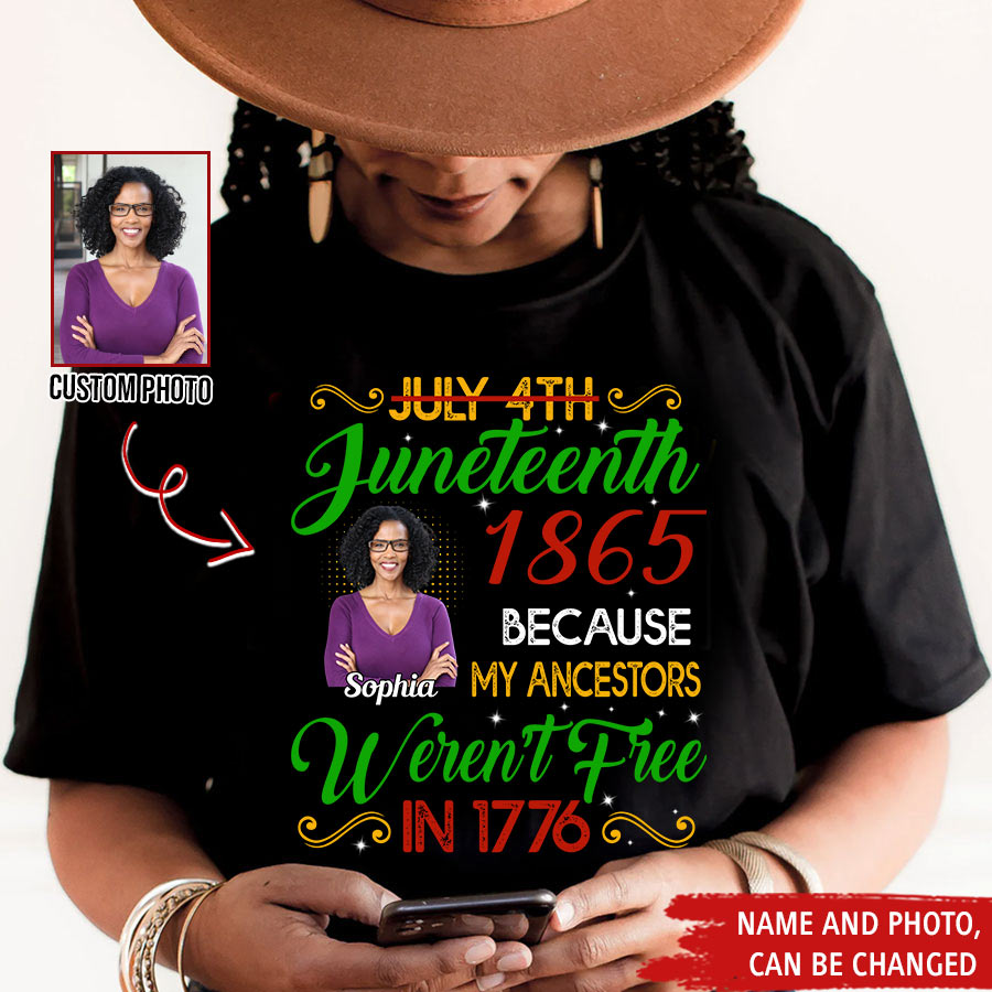 Personalized Shirt  Juneteenth T Shirt - Black Women's Juneteenth t shirt, Black History Gift For Black Woman , Juneteenth shirt ideas