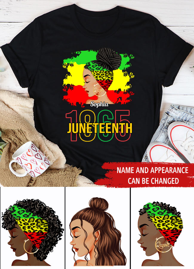 Juneteenth Shirt, Custom Juneteenth Shirt, Juneteenth Is My Independence 1865 Celebrating Freedom Day T-Shirt