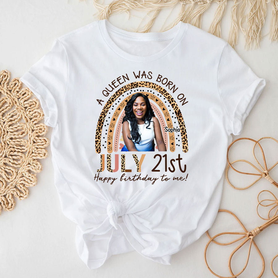 July Birthday Shirt, Custom Birthday Shirt, Queens Born In July, July Birthday Shirts For Woman