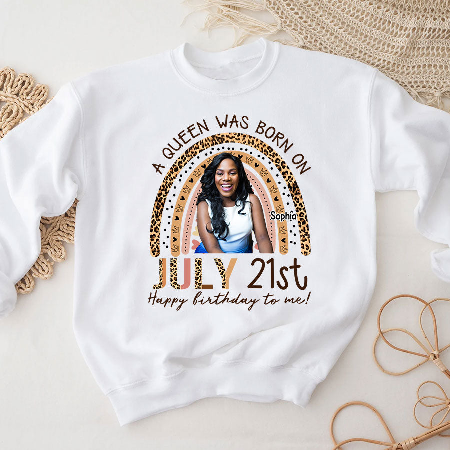 July Birthday Shirt, Custom Birthday Shirt, Queens Born In July, July Birthday Shirts For Woman