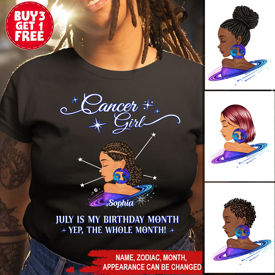 Custom Birthday Shirt, Cancer Zodiac T Shirt, Cancer Birthday Shirt, Cancer T Shirts For Ladies, Cancer Queen T Shirt