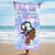 Funny Memaid Towel - Personalized Beach Towel, Birthday Gift For July Queen, July Birthday Gifts, July Birthday Gift Idea For Her