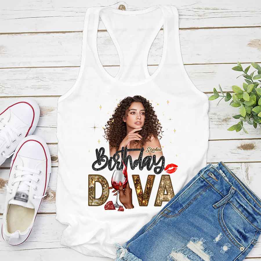 Birthday Shirts, Custom Birthday Shirts, Birthday Shirts For Black Women, Its My Birthday Shirt, Birthday Queen Shirt-YPT-HCT