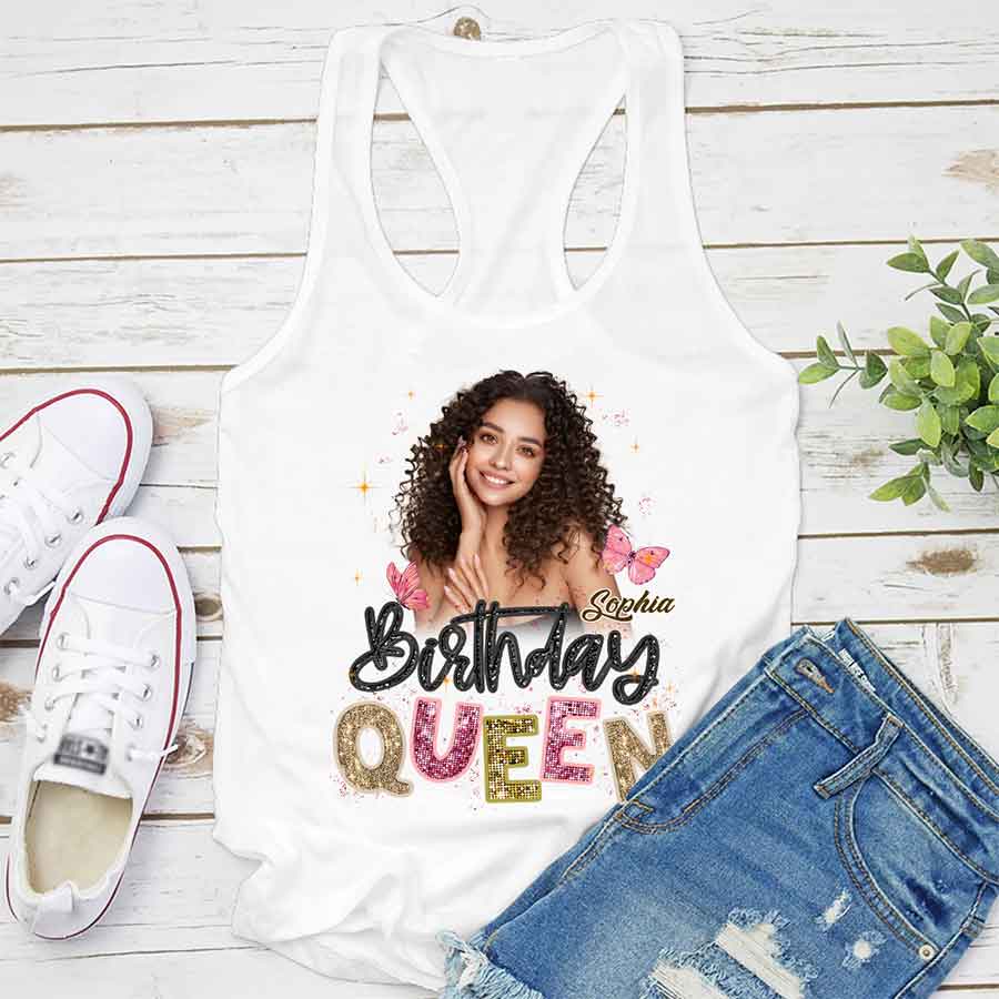 Birthday Shirts, Custom Birthday Shirts, Birthday Shirts For Black Women, Its My Birthday Shirt, Birthday Queen Shirt-YPT-HCT