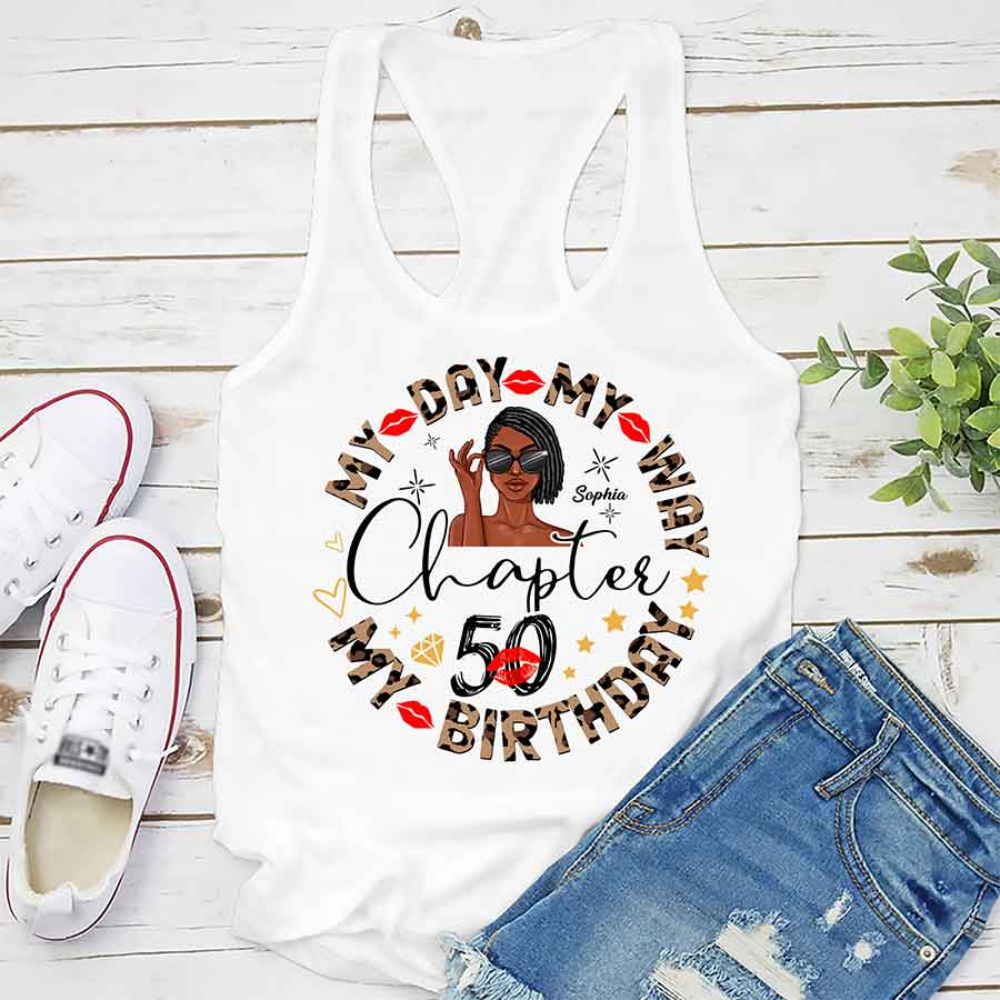 50th Birthday Shirts, Custom Birthday Shirts, Turning 50 Shirt For Women, Turning 50 And Fabulous Shirt, 1974 Shirt, Best Gifts For Women Turning 50-YPT-ALK