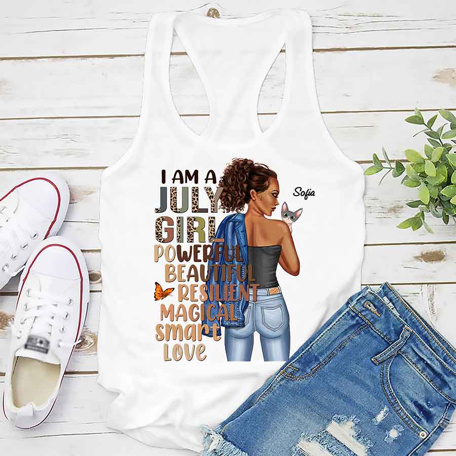 July Birthday Shirt, Custom Birthday Shirt, Queens Born In July, July Birthday Shirts For Woman, July Birthday Gifts -YPT-ALK
