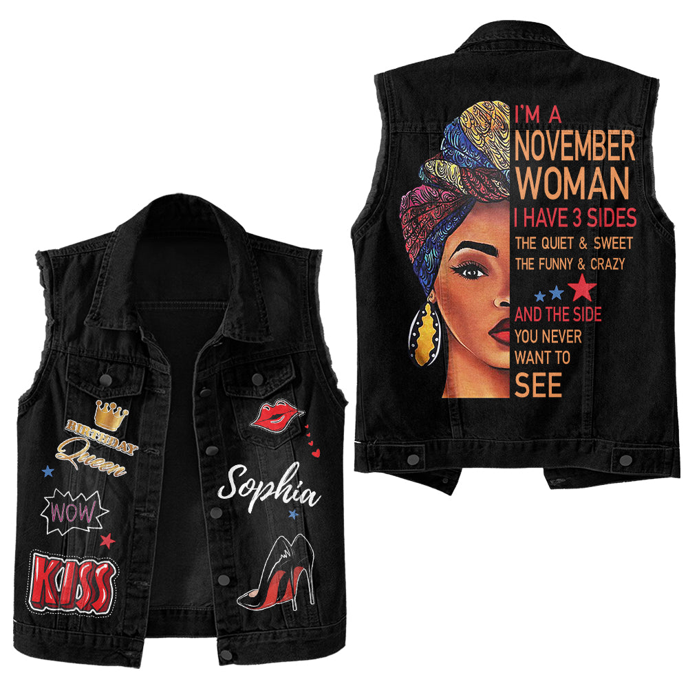 Sleeveless Cutoff jacket