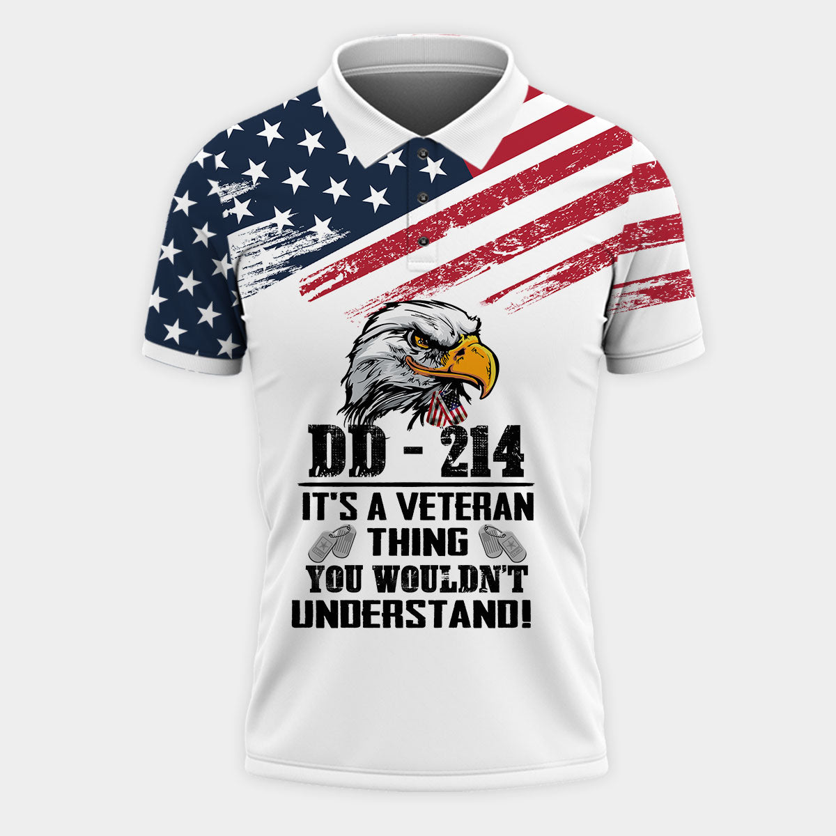 DD-214 It‘s A Veteran Thing You Wouldn’t Understand Polo