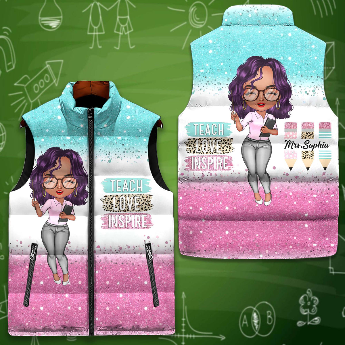Puffer Vest -Personalized Gift Ideas For Teacher
