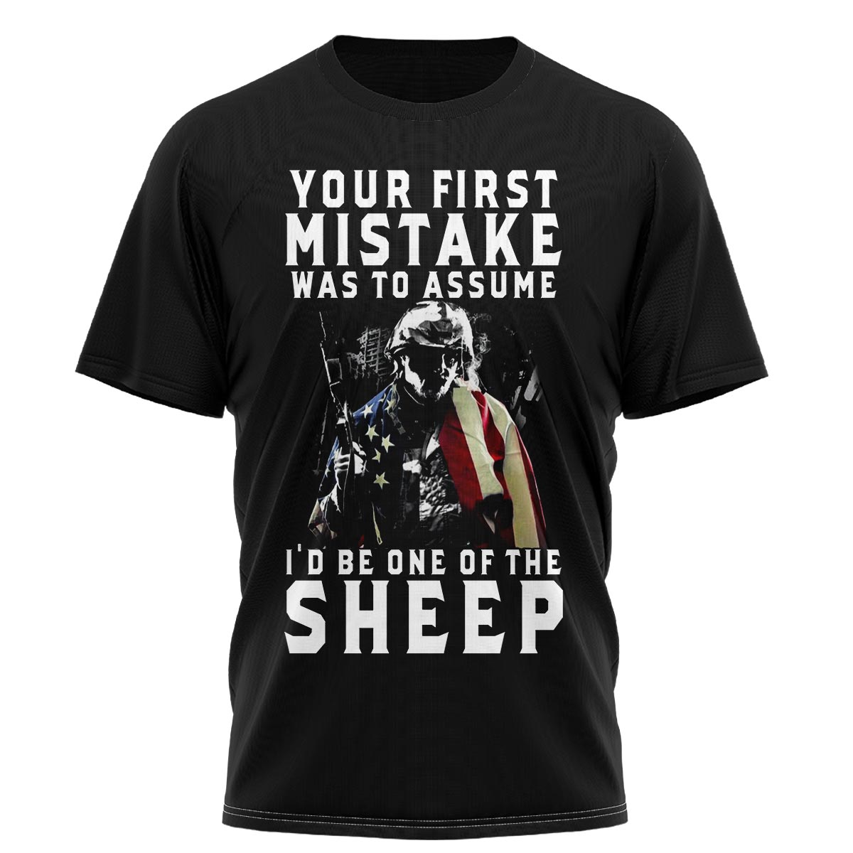 Your First Mistake Veteran T-shirt