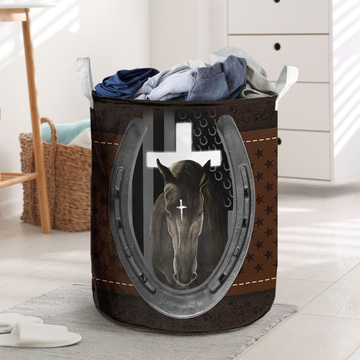 Horse Laundry Basket