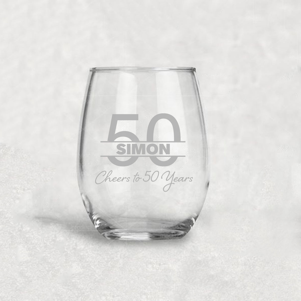50th Birthday Aged to Perfection - Gifts for 50 Year Old – 50th Birthday Red White Rose Wine Glass-YPT-ALK
