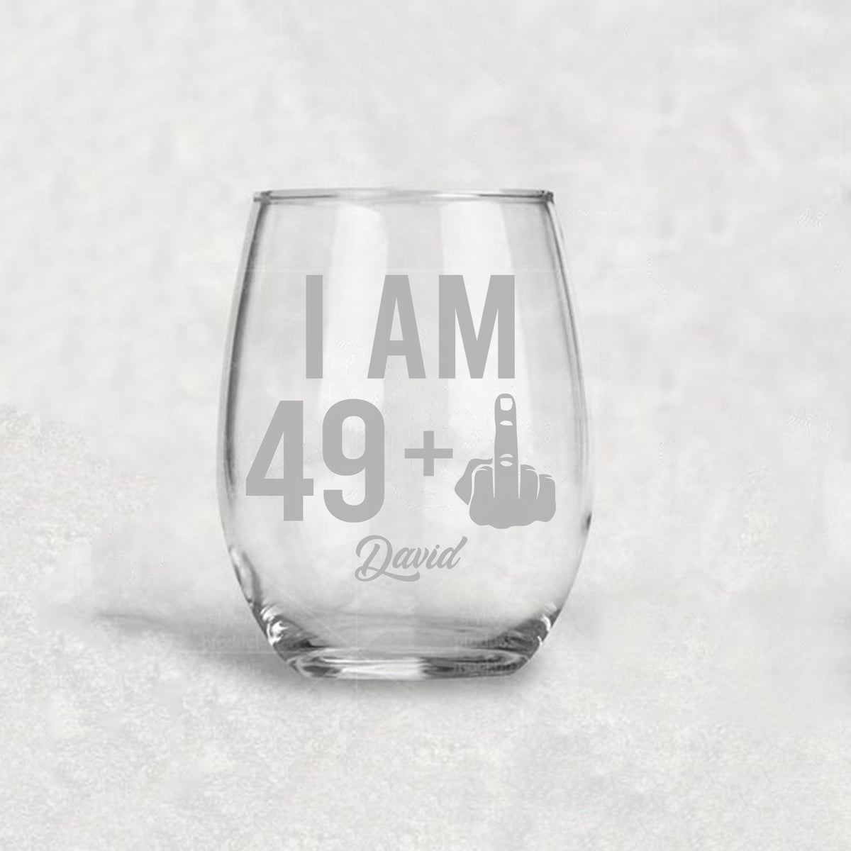 1974 Engraved Wine Glass - 50th Birthday Aged to Perfection - Gifts for 50 Year Old – 50th Birthday Red White Rose Wine Glass-YPT-HMT