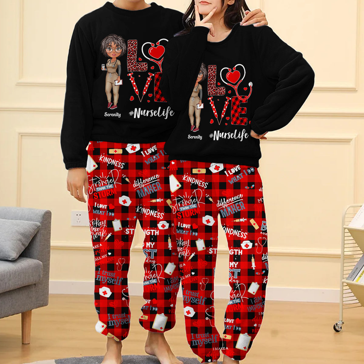Unisex Thicken Pajama Suit - Gift For Nurse