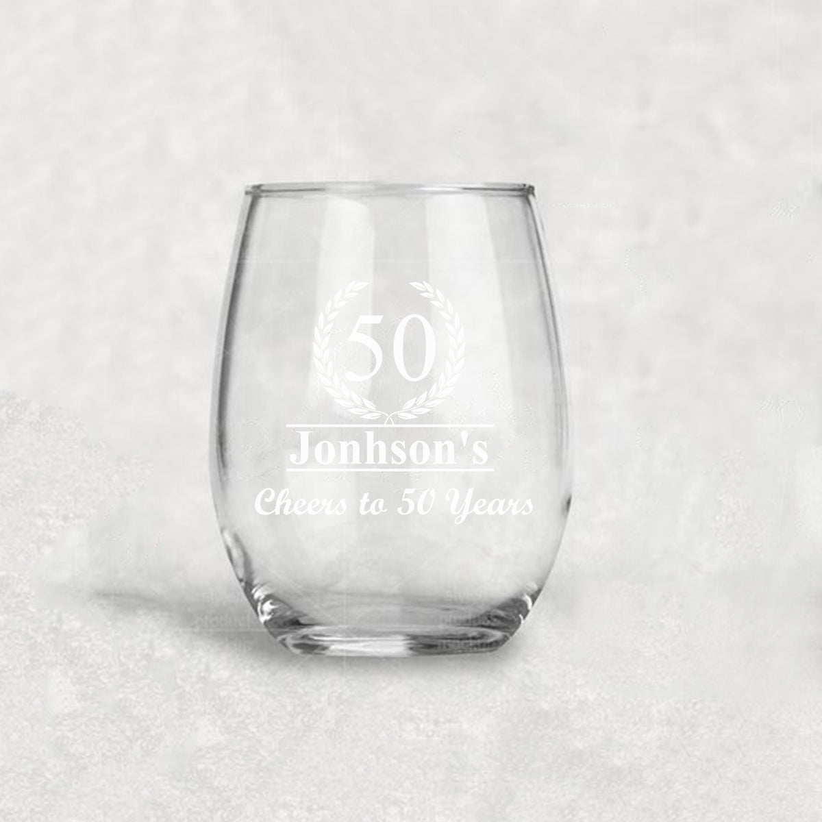 50th Birthday Aged to Perfection - Gifts for 50 Year Old – 50th Birthday Red White Rose Wine Glass-YPT-ALK