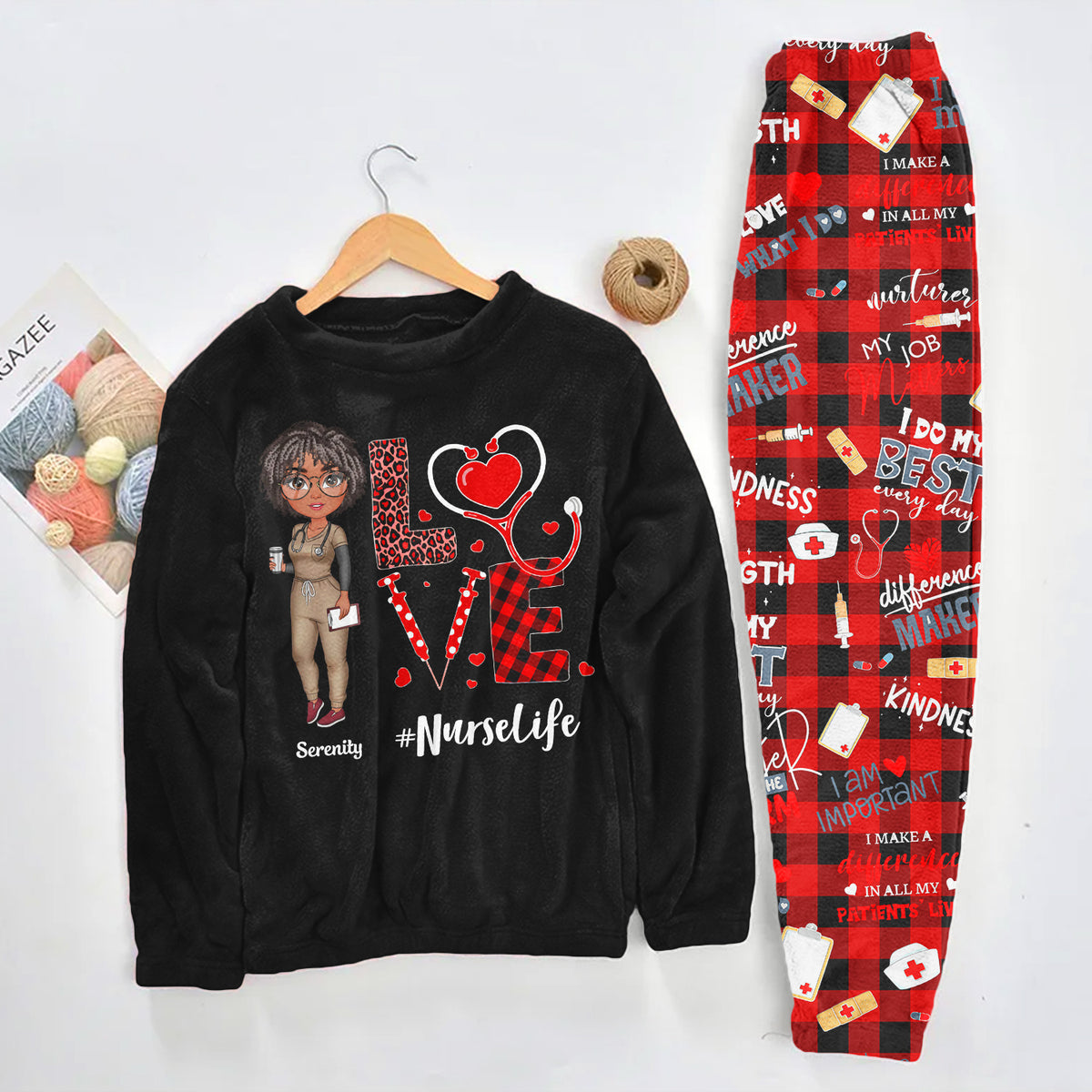 Unisex Thicken Pajama Suit - Gift For Nurse