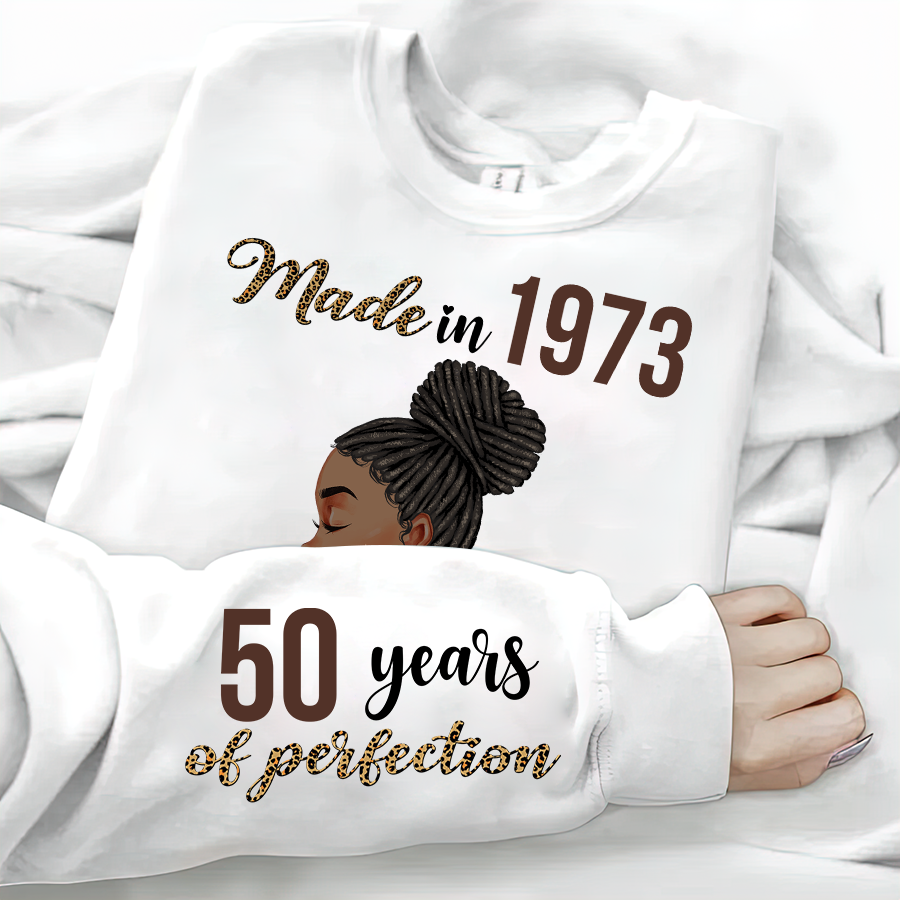 50th Birthday Shirts For Her, Personalised 50th Birthday Gifts, 1973 T Shirt, 50 And Fabulous Shirt, 50th Birthday Shirt Ideas, Gift Ideas 50th Birthday Woman