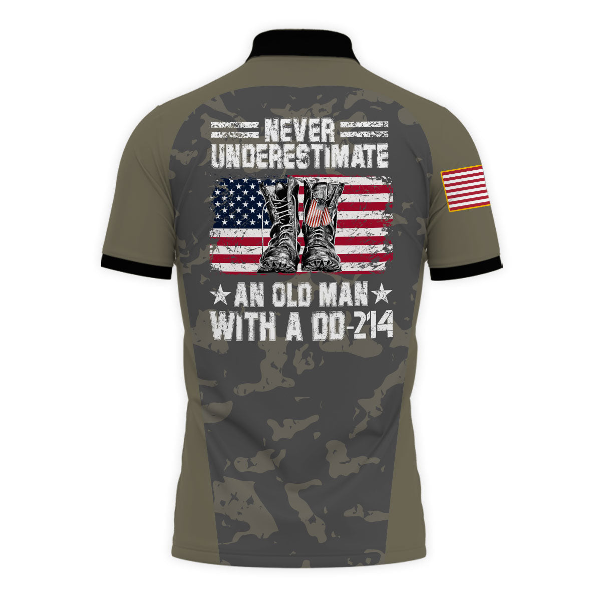Never Underestimate An Old Man Who Has a DD-214 Shirt