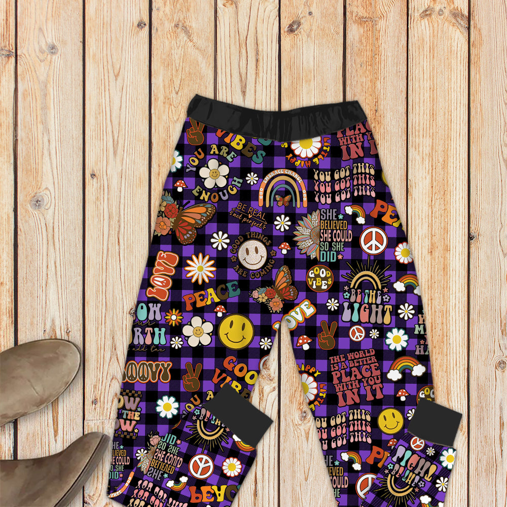 Premium Pajamas Set - Personalized Gift Ideas For Hippie Lovers