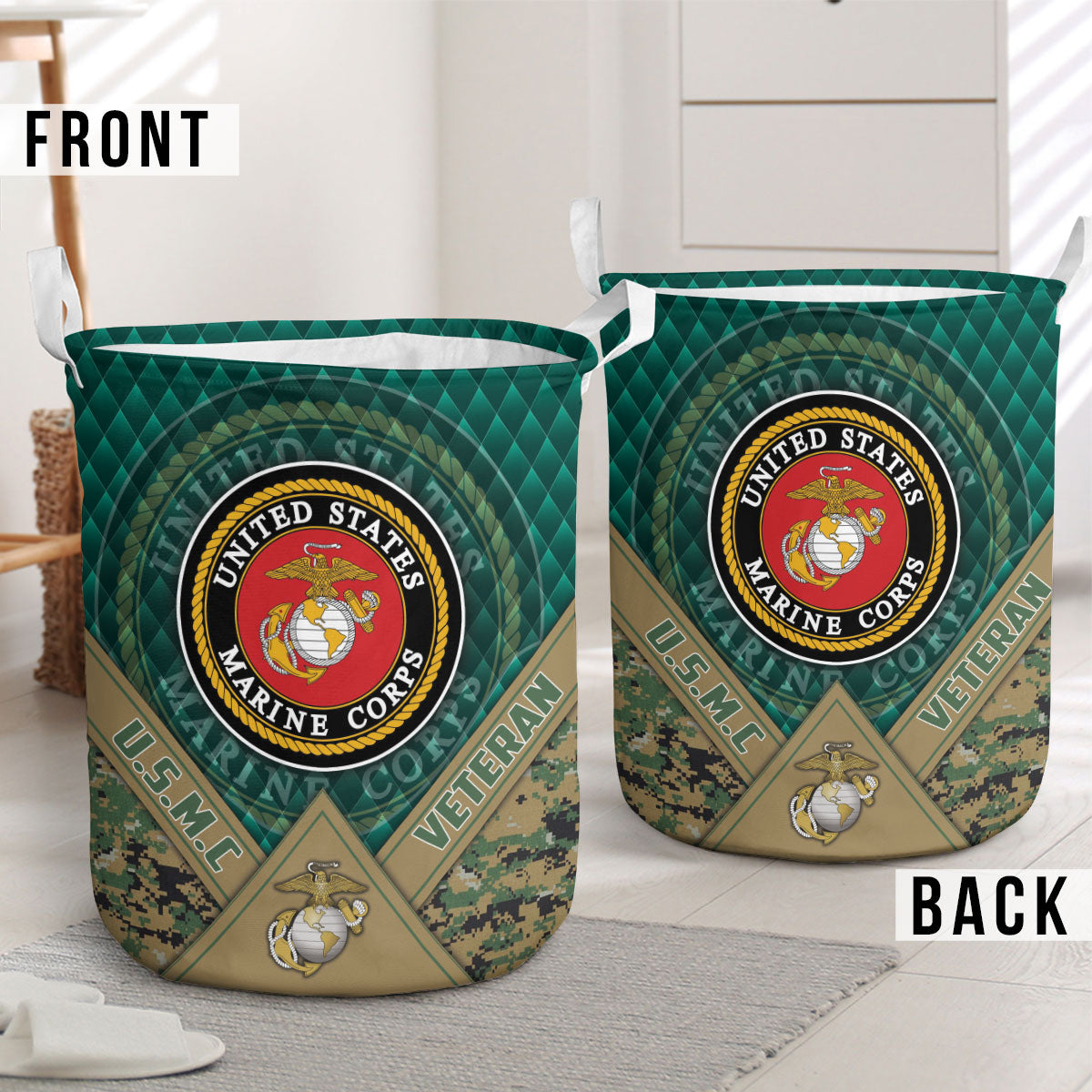 USMC Camo Laundry Basket
