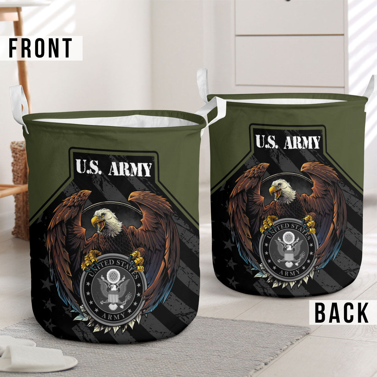 U.S. Army Eagle Laundry Basket