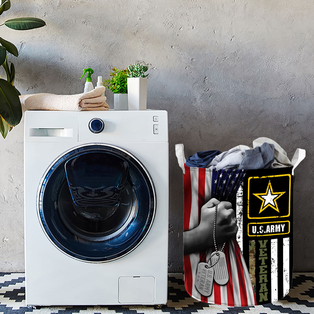 U.S. Veteran US Flag Laundry