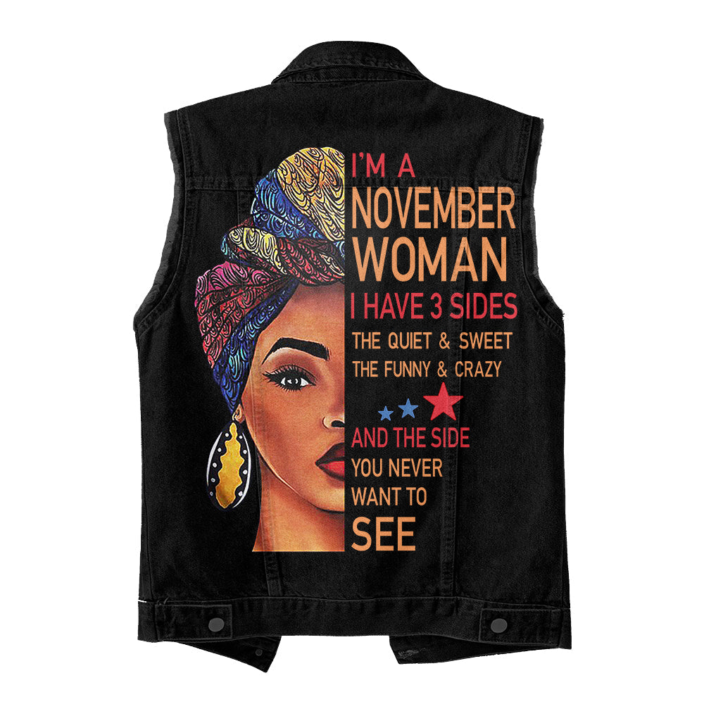 Sleeveless Cutoff jacket