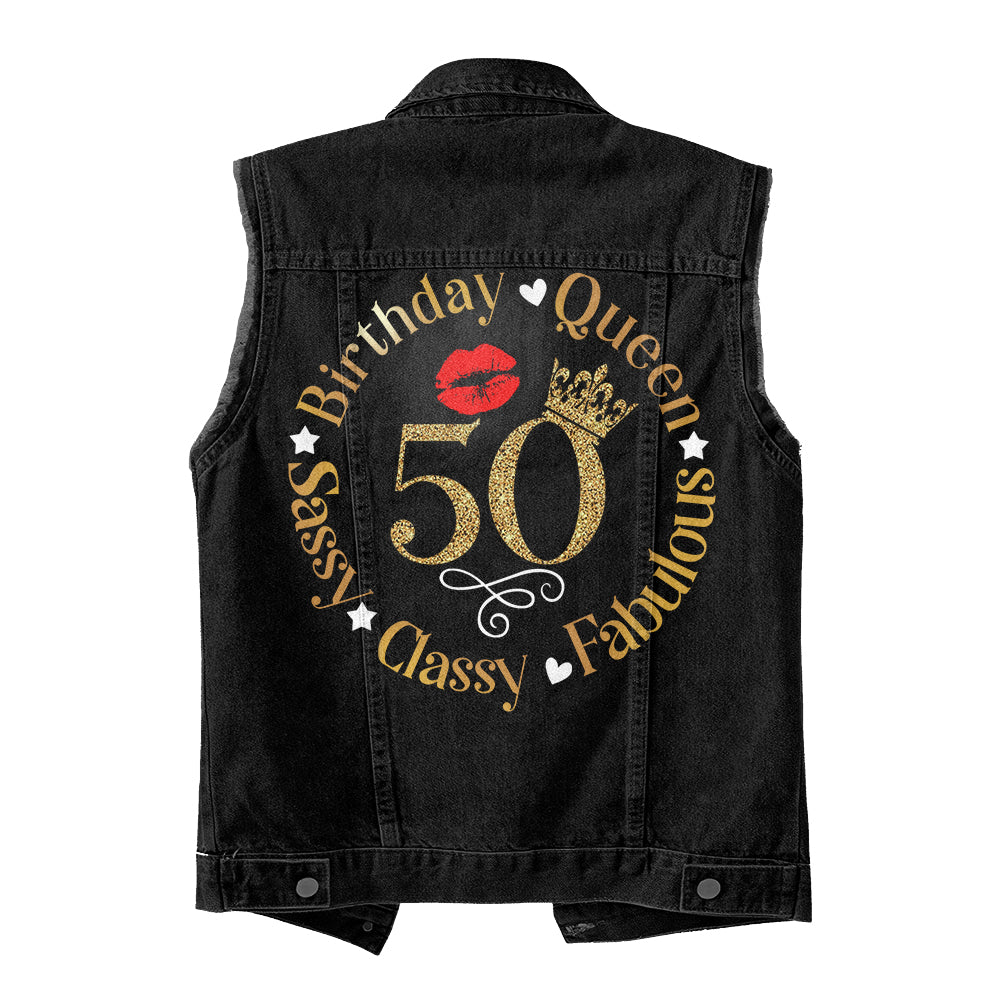 Denimvest - Personalised 50th Birthday Gifts, Gift Ideas 50th Birthday Woman