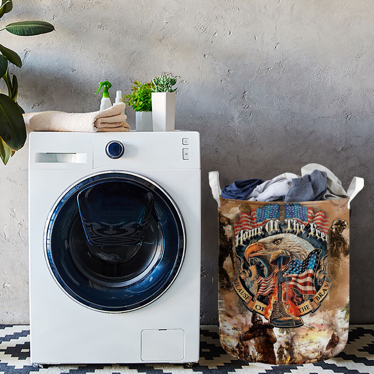 U.S. Veteran Laundry Basket