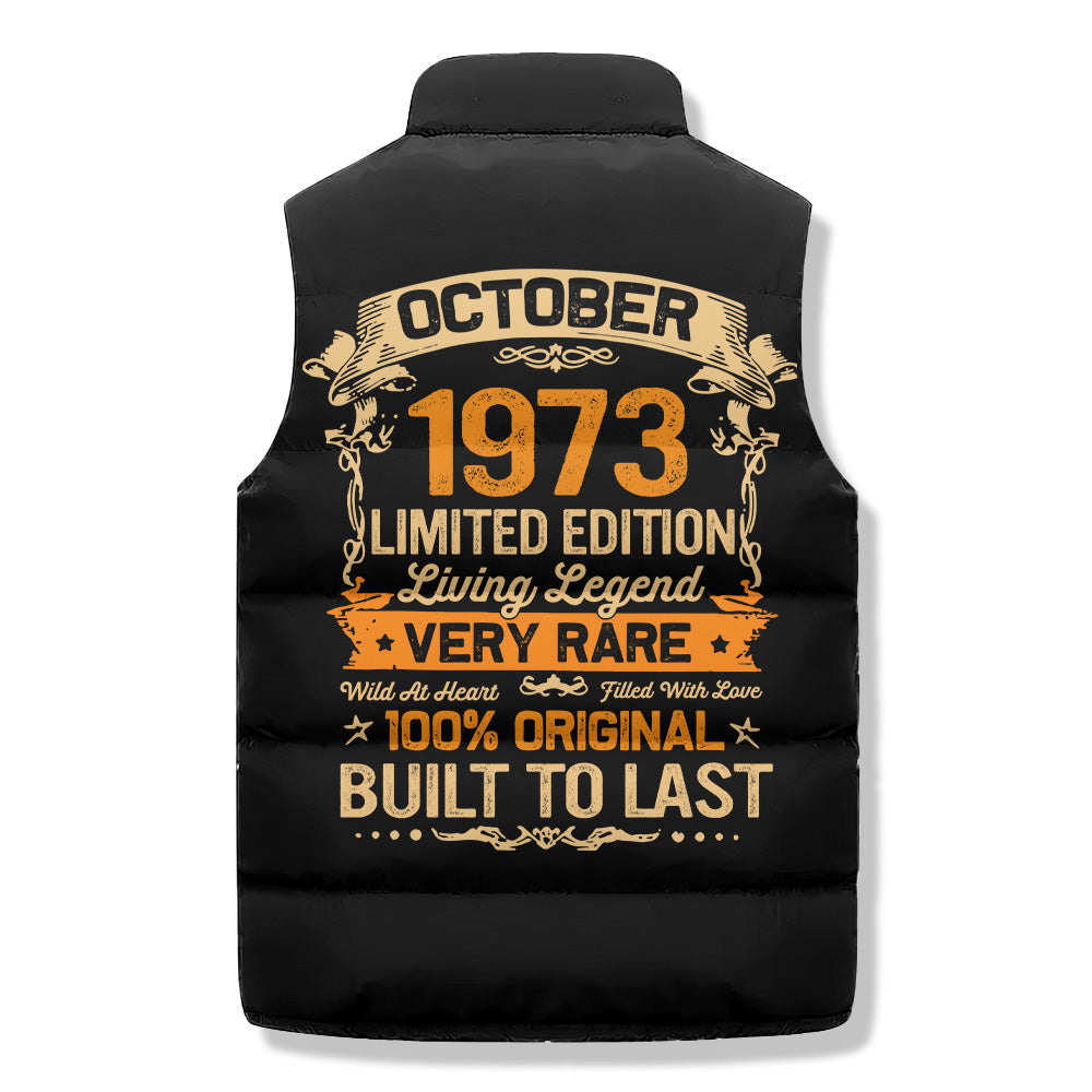 Puffer Vest - Personalised 50th Birthday Gifts, Gift Ideas 50th Birthday Man