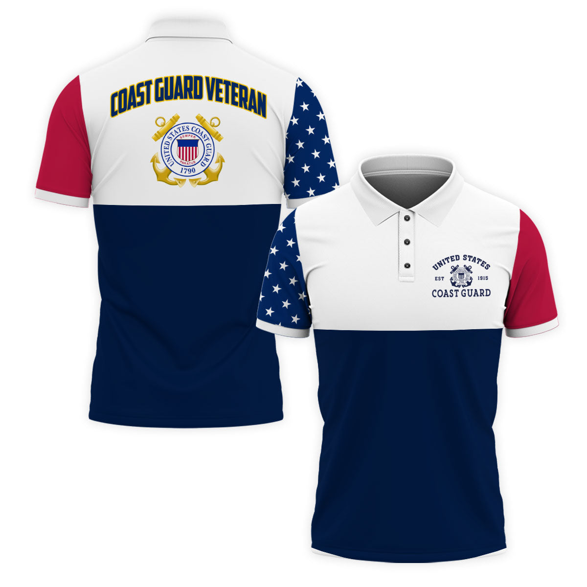 U.S. Coast Guard Veteran Polo