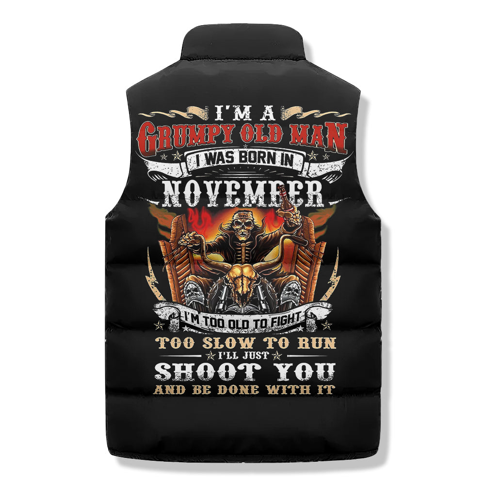 Puffer Vest - November Birthday Gifts, Custom Birthday Gift, Queens Are Born In November