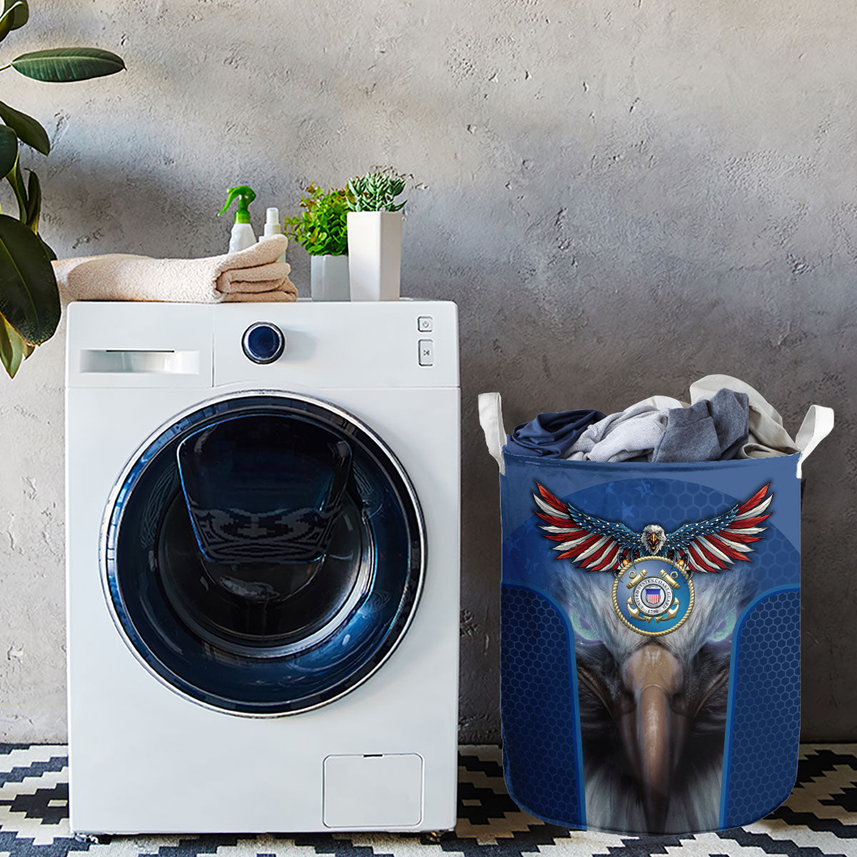 U.S. Coast Guard Laundry Basket